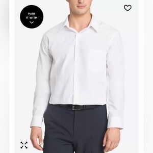 Van Heusen Poplin White button up
